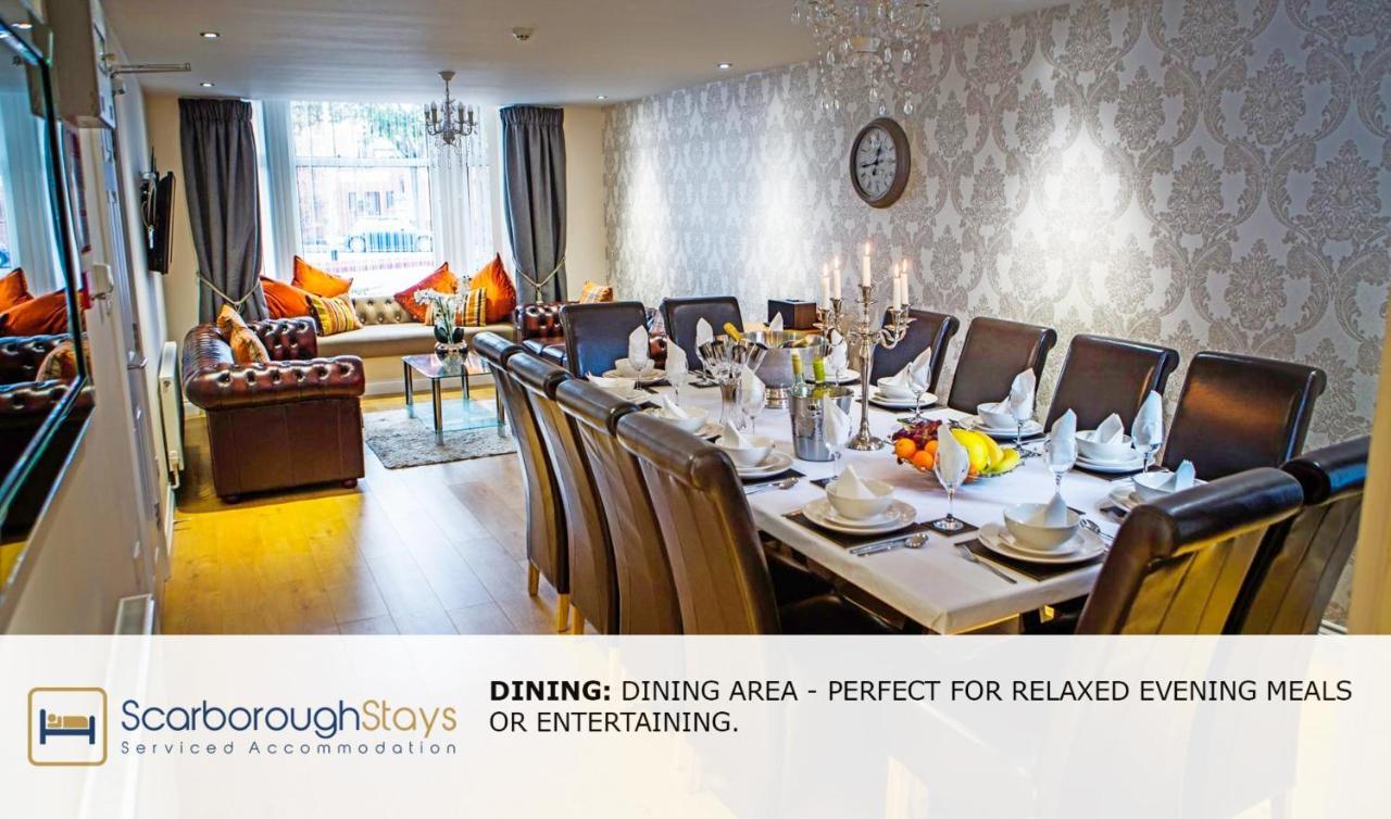 Scarborough Stays - Luxury Townhouse Ideal For Large Groups - Hot Tub Екстериор снимка
